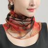 Fashion Veil Multi-Functional Small Scarf Neck Guard Mask Headband Lightweight Design for Motorcycle Riding Outdoor Travel Daily Sun Protection
