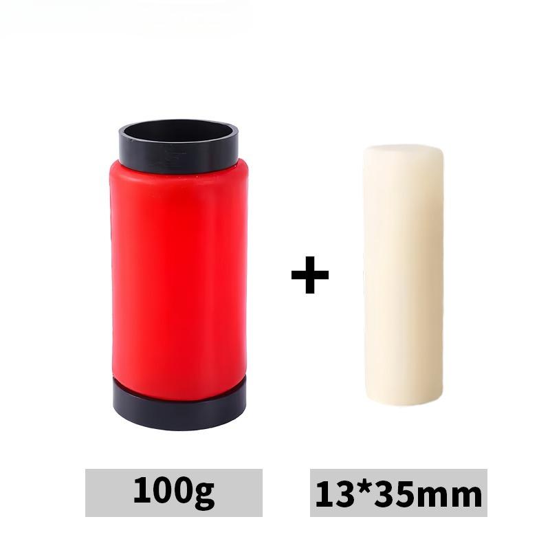 1Set Porcelain Casting Rings Silicone Rubber Rings for Dental Porcelain Furnaces Portable Push-Rod Base Dental Materials