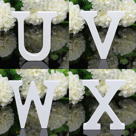 Large Wooden Letter Alphabet Wall Hanging Wedding Party Home Shop Decoration