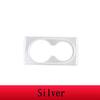 For Mercedes Benz ML GLE GL GLS Class W166 X166 ABS Chrome/Carbon Fiber Center Console Cup Holder Frame stickers Car Accessories