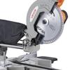 Sliding Compound Miter Saw, 254 mm Blade, 1800W High Power, Bevel and Miter Cut, Adjustable Angles and Cutting Depth, Cast Aluminum Base, Compact