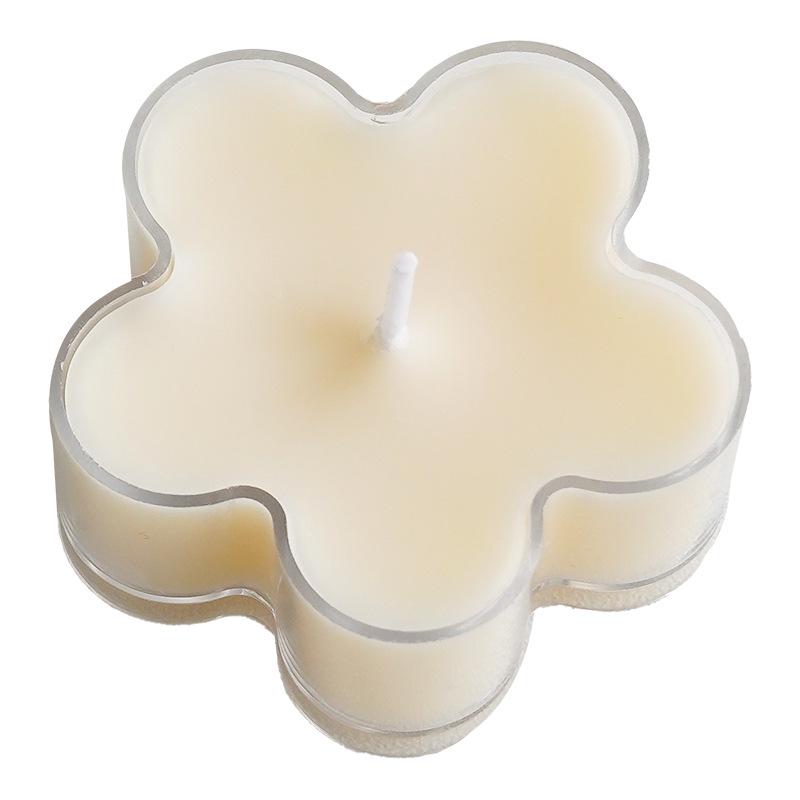 Handmade Scented Flower Tea Light Candles - 4-Hour Ambiance, Decorative Gift & Creative Party Favor