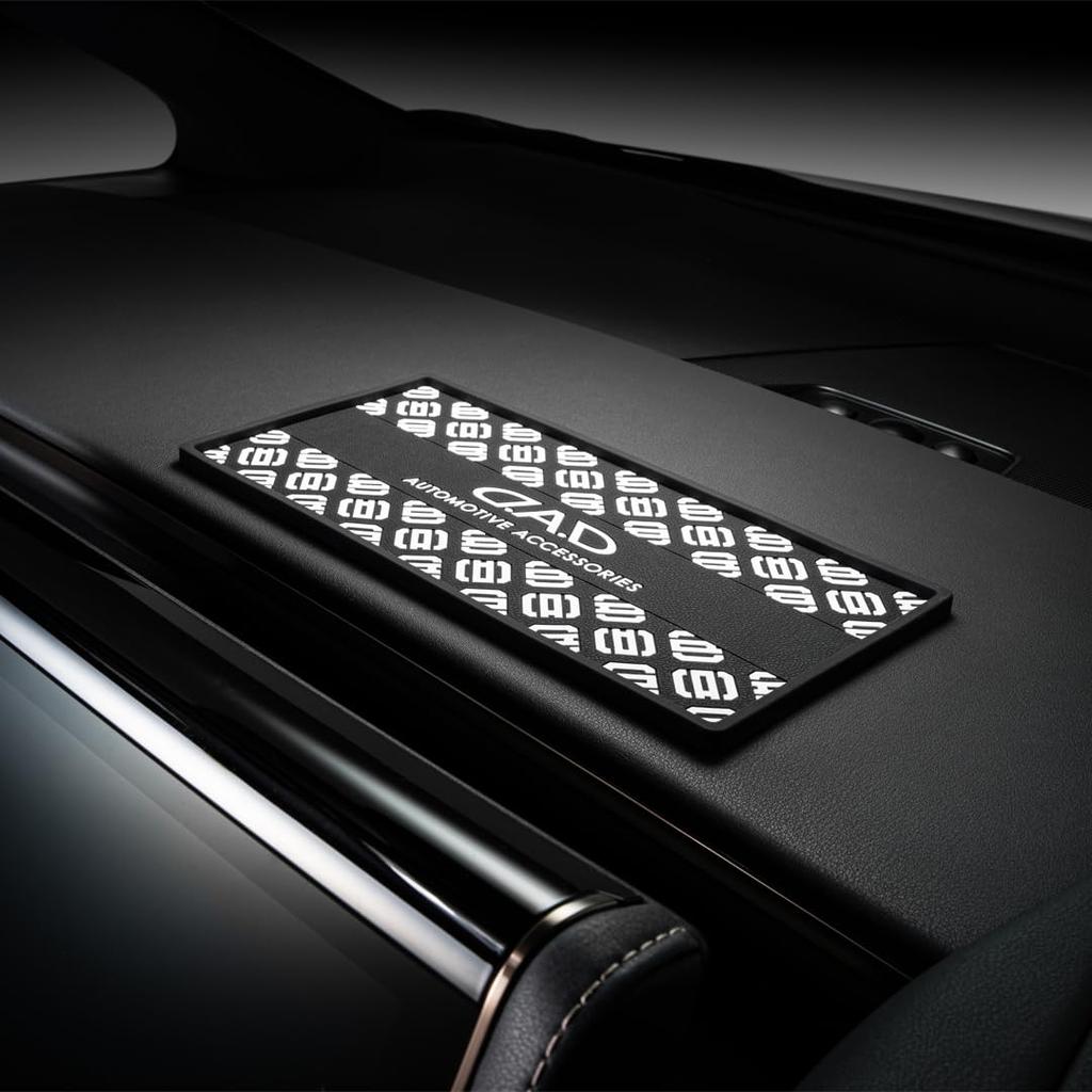 Garson D.A.D Silicone Non-Slip Mat Wide Model Monogram Black x White HA699-01-01 DAD Anti-Slip Mat Box Tissue Compatible