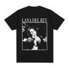 Singer Lana Del Rey Print T Shirt Men Women Fashion Hip Hop Streetwear Harajuku Short Sleeve T Shirt Unisex