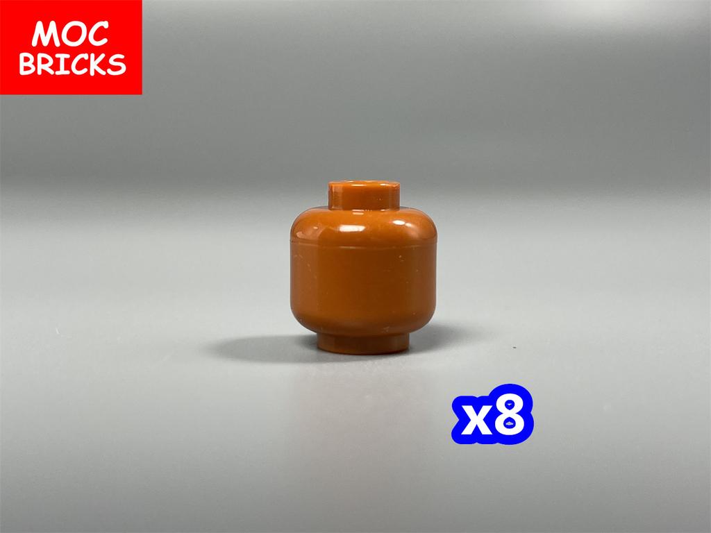Фигурка MOC Bricks Пустая Голова Лицо Банка Бутылка Аксессуары Собранная Деталь Строительные Блоки Игрушки Для Детей