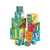 DJECO 10 My Friend Blocks Stacking Animal Building Blocks for Ages 18 5 Years Boys and Baby Sports Long Autumn Nights Cubes, 0, 1, Months, 2, 3, 4,