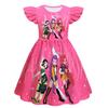 Girls Witch  Girls Flying Sleeves Children's Dress Children's A-line Skirt