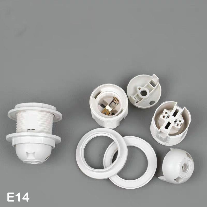 Led Light Bulb Lamp Base Head Power Holder AC Lampholder E14 E27 M10 Socket Electric Pendant Socket Screw Lamp Shade Converter