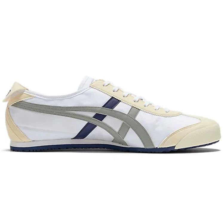 ONITSUKA TIGER Mexico 66 Comfortable Versatile Durable Lightweight Low-Top Casual Running Shoes Unisex Sneaker White Gray Blue 1183C081-100