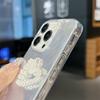 Чехол с узором из перьев, простой однотонный чехол для Apple 13/14 Pro Max, Huawei Mate 30/60 Pro и P60, дизайн в форме сердца