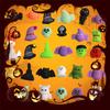 Halloween Pinch Music Dumpling Pumpkin Ghost Stress Relief And Release Toy