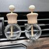 Air Freshener Car Perfume Clip Essential Oil Diffuser Vent Empty Glass Bottle Decoration Aromatherapy Glass Bottle