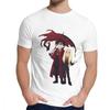 Мужская футболка в стиле мультфильма Хеллсинг и Алукард Streetwear Сумасшедшая Отличная Футболка С Круглым Вырезом