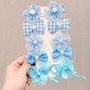 10pcs Flower Bow Hair Clip Princess BB Hair Clip New Hair Accessories  for Children