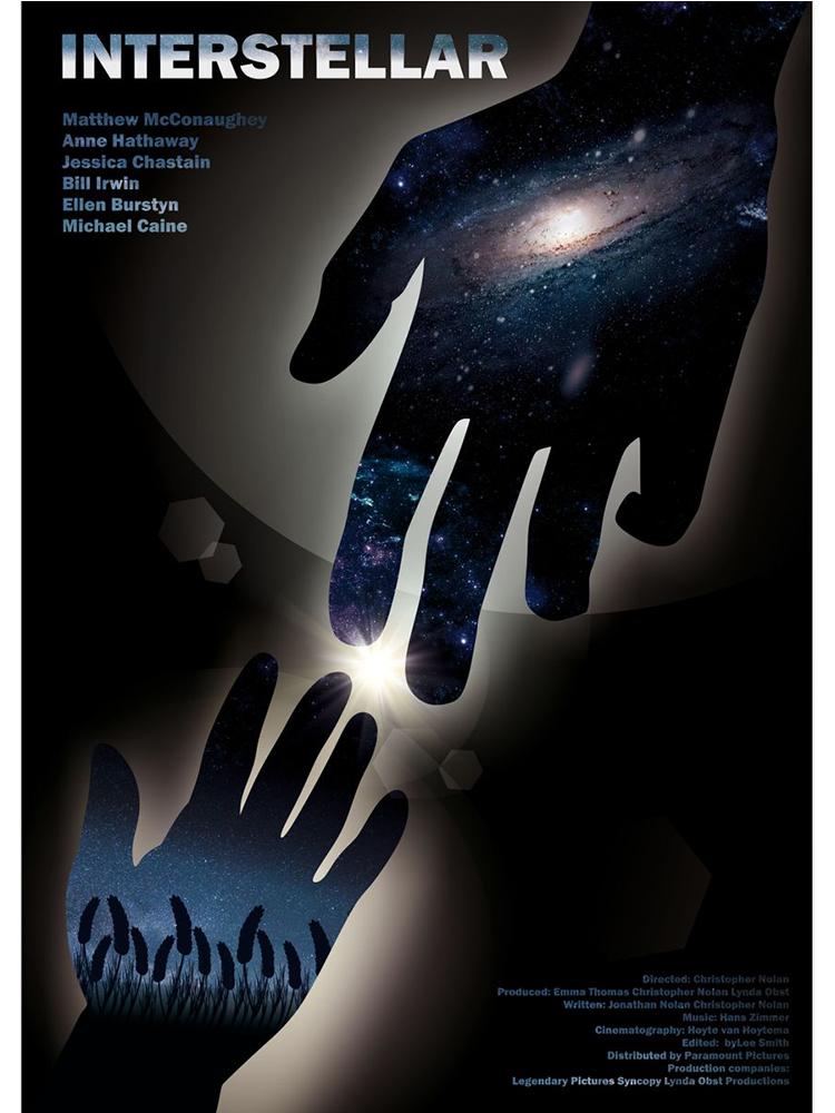 Классический научно-фантастический фильм «Интерстеллар» постер с печатью на холсте, персонажи фильма, винтажная настенная картина для гостиной, украшение дома