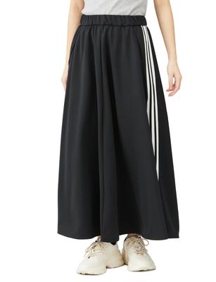 Юбка Adidas SE KN черная, размер S, с тремя полосками, женская JSY13, (IM8724),