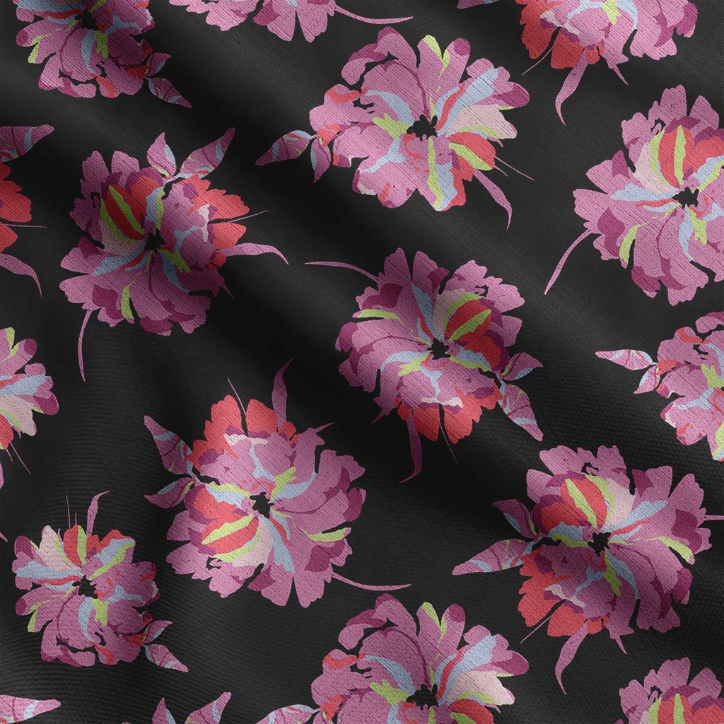 Soimoi Цветочный принт, хлопковый батист, ткань для квилтинга, продаваемая во дворе, хлопчатобумажная ткань средней плотности шириной 42 дюйма,