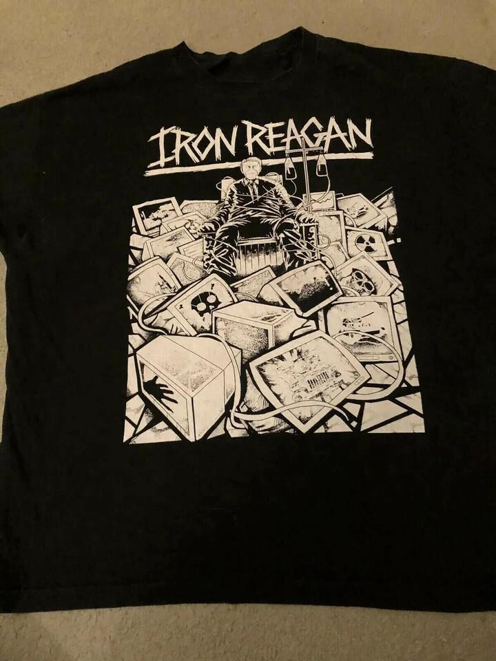 Iron-Reagan Band Cotton Black Unisex All Size S to 5XL ZL177
