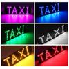Multi-Color Taxi Led Indicator Light T-A-X-I Taxi Led Light LED Taxi Sign Light  Car Accessory