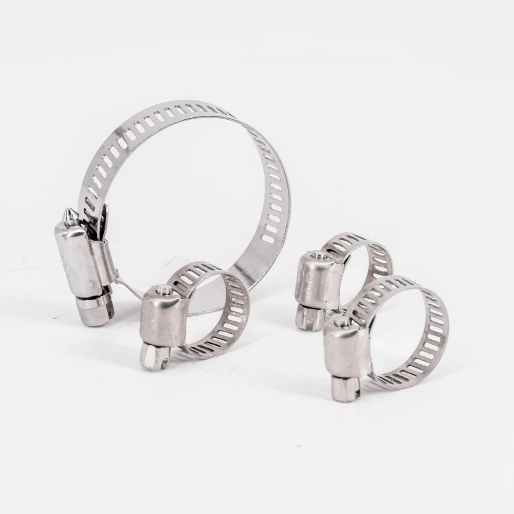 5 шт. Хомут для шланга 6-12 мм 1/4" 3/8" Нержавеющая сталь 304 Червячный зажим Пружинный зажим Топливная линия Водяная линия Домашнее пивоварение
