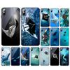 Ocean Animal Manta Ray Glass Funda Cell Phone Case For Iphone 13 Pro Max 12 11 Pro Max XS XR X 8 7 Plus SE2 Mobile Phones Case
