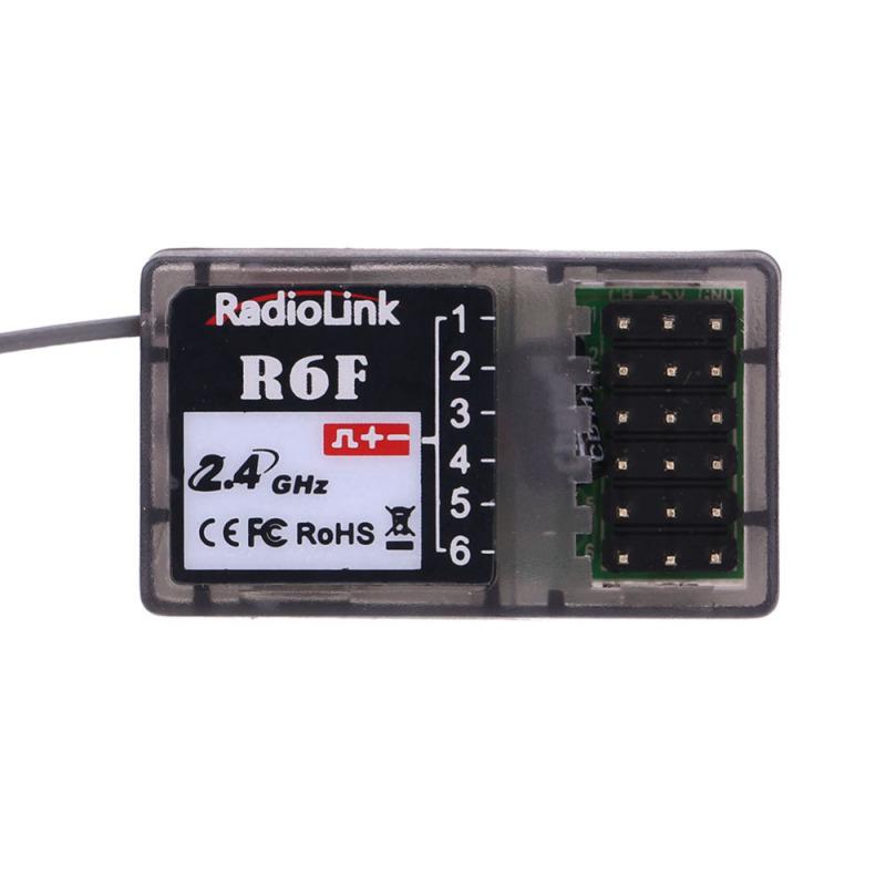 RadioLink R6F 2.4Ghz 6CH 2018 RC приемник аксессуар для RC6GS RC4GS RC3S RC4G T8FB передатчик горячий