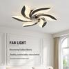 Modern Ceiling Fan Light for Restaurant, Living Room, or Bedroom - European & American Style
