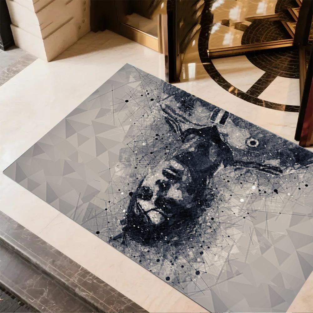 Benzema's Madrid Legacy Floor Rug Office Rug Suitable for Entryway Decorate room Outdoor Dining Room Anti-slip Rug Office home decor