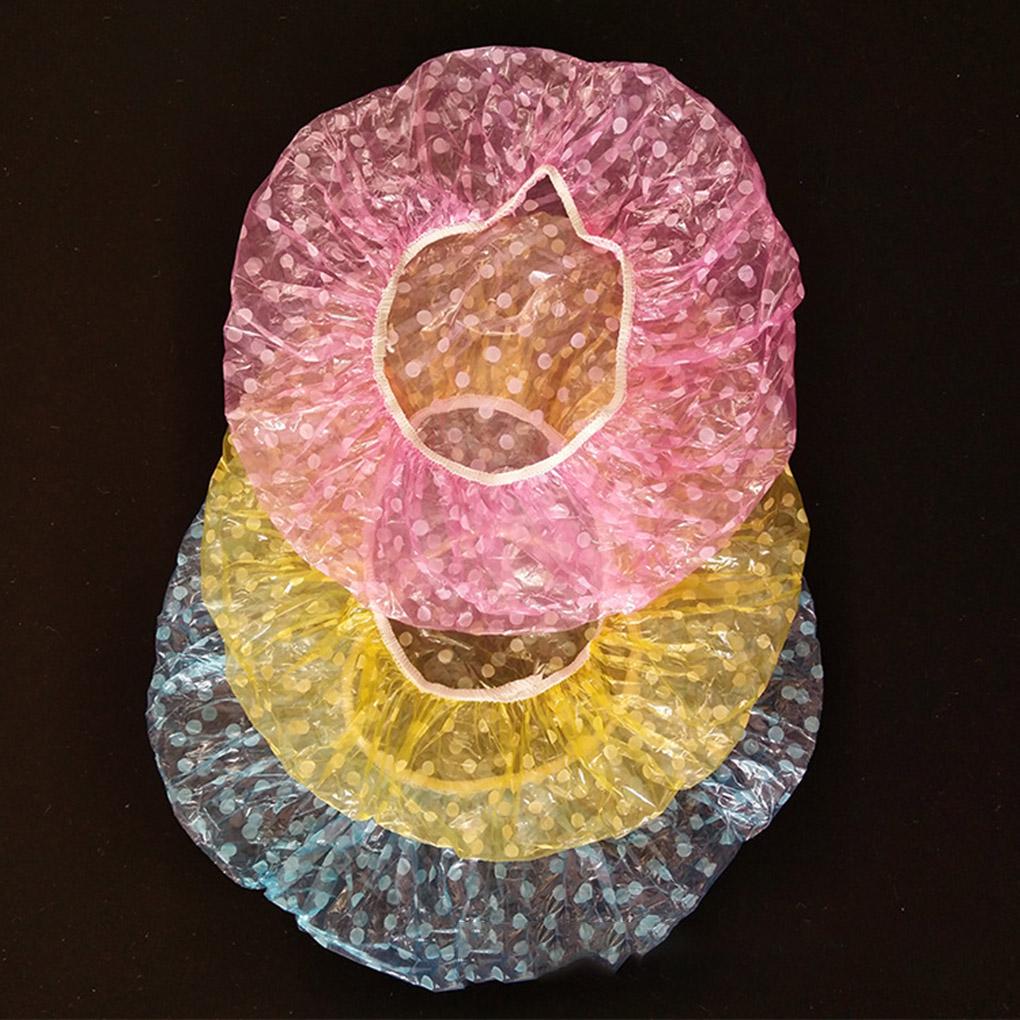 9 шт. прозрачные пластиковые шапочки для душа большие эластичные толстые банные шапочки спа-аксессуары для купания