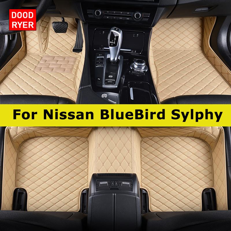 DOODRYER Custom Car Floor Mats For Nissan BlueBird Sylphy Sentra Auto Carpets Foot Coche Accessorie