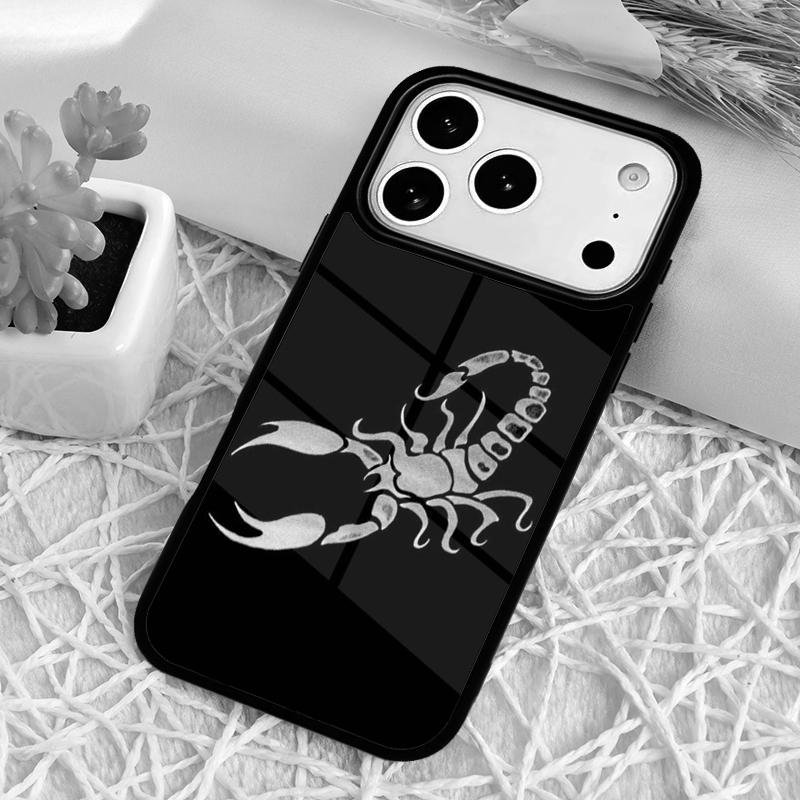 Ударопрочный чехол для телефона Скорпион Scorpio для iPhone 17 Air 16e 15 11 12 14 13 Pro Max Чехол Coque