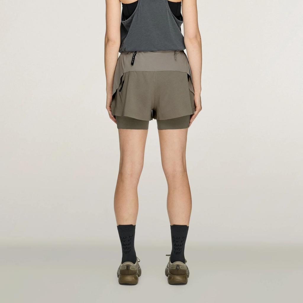 Women's Shorts Adidas X SONG FOR THE MUTE Running Shorts Women's Light Sesame Taupe Moderate