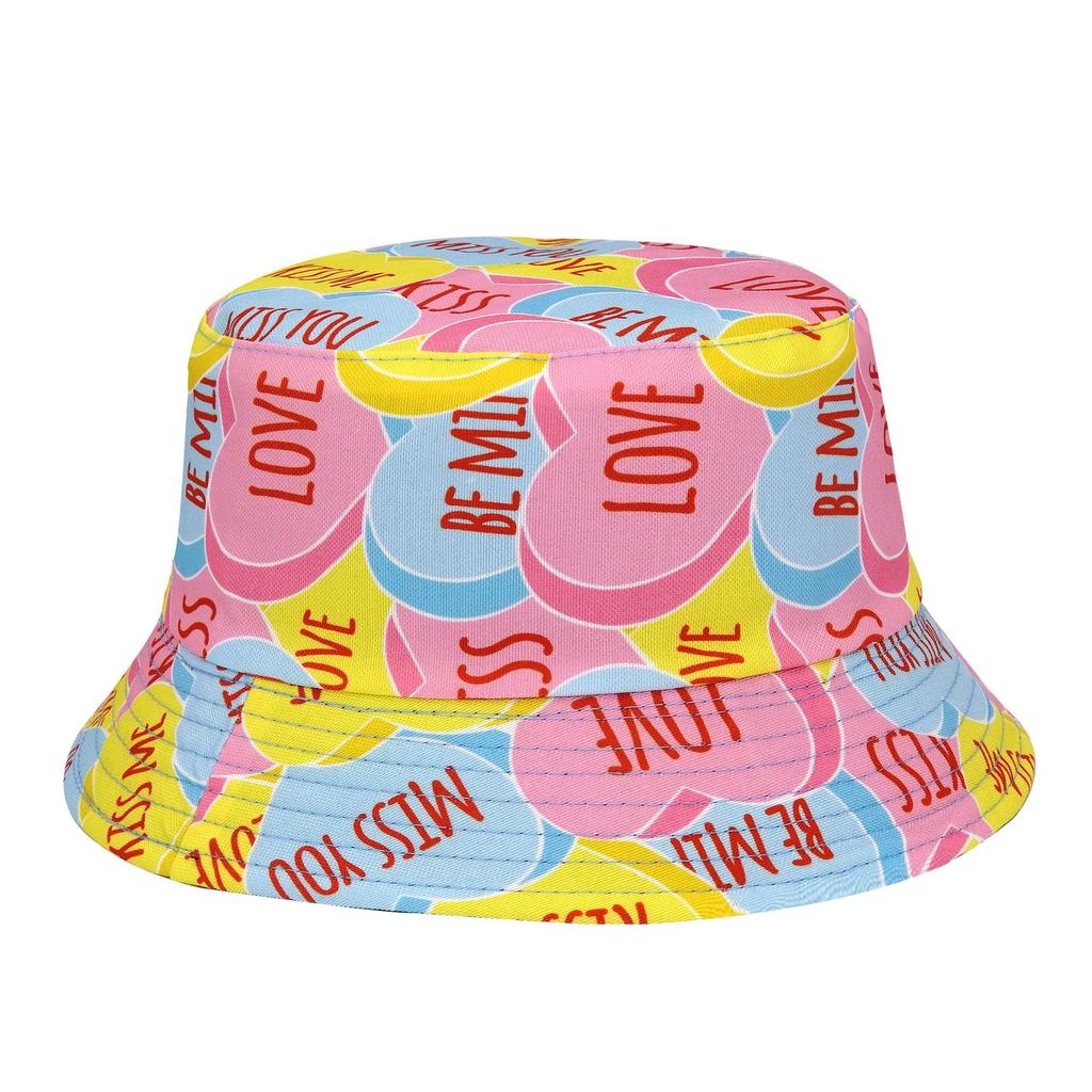 2023 Custom Sublimation Printing Double-Sided Bucket Hat All Over Printing Reversible Bucket Hats