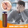 Брелок-шип для снятия тревоги, тихая сенсорная игрушка-непоседа уникальной формы барабана, брелок для снятия стресса