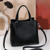 Large Capacity Genuine Leather Handbag Women's Small Bag Fashion Handbag Simple Single Shoulder Crossbody Cowhide Women's Bag