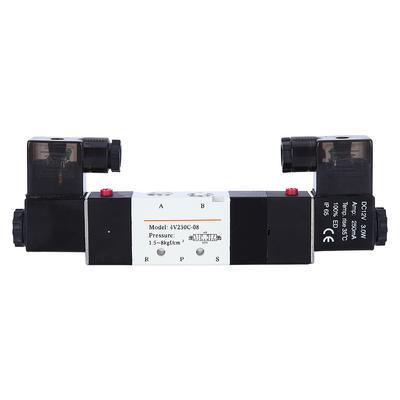 DC 12V BSP 14 нормально закрытый 3-позиционный 5-ходовой пневматический электромагнитный клапан 0.150.8MPa 4V23008C
