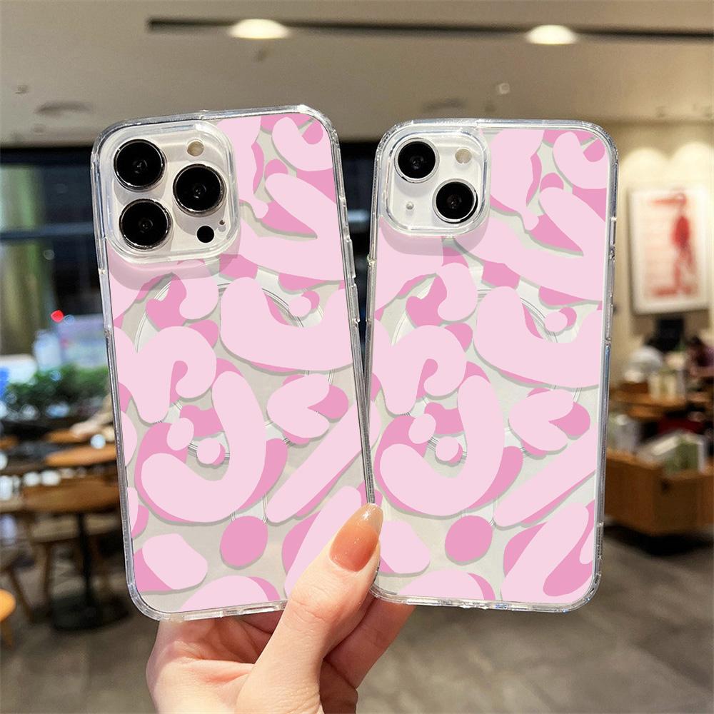 Магнитный чехол для телефона для iPhone 12 14 16 17 Pro 17 16 15 14 13 12 Pro Max 12 13 14 15 16 Высококачественный противоударный чехол Полная защита Милый стиль