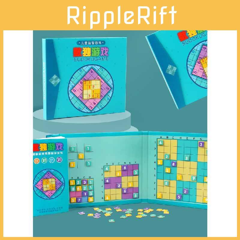 Деревянная магнитная головоломка Судоку для детей, развивающая мозг, обучающий подарок