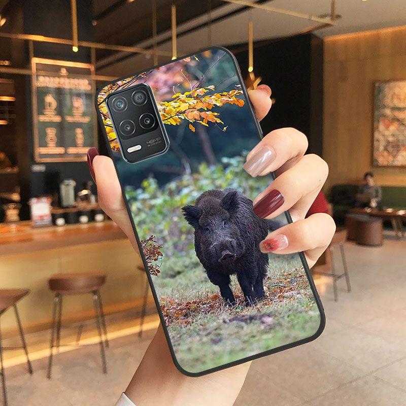 Funda wild boar shell Чехол для телефона для oppo Realme 8Pro 6PRO 6i 7pro 9i 9pro C11 C21Y C21 C25Y C25S C3 Q3S XT Чехлы coque