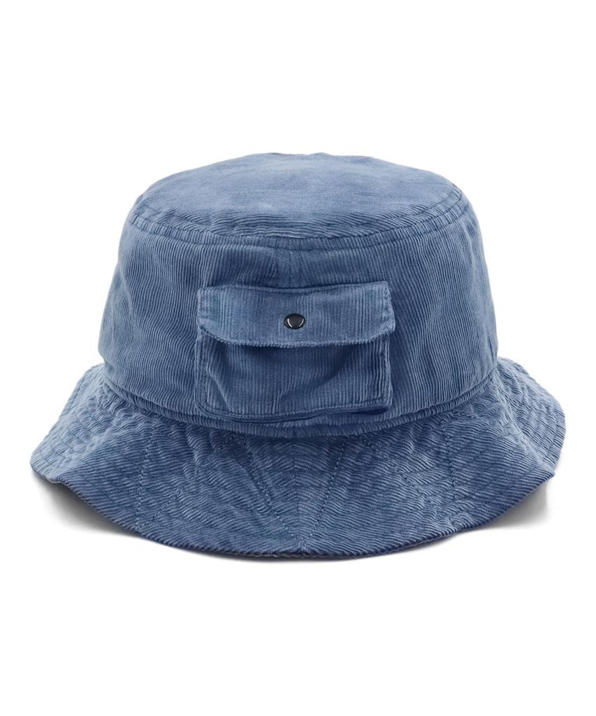 Уличная панама Индиго Вельвет Индиго Джинсовая ткань OD BKT01 PKT WASHED CORDUROY IND [New Era] S/M