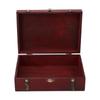 Vintage Wooden Jewelry Storage Box Retro Antique Living Goods Organizer Gift Case