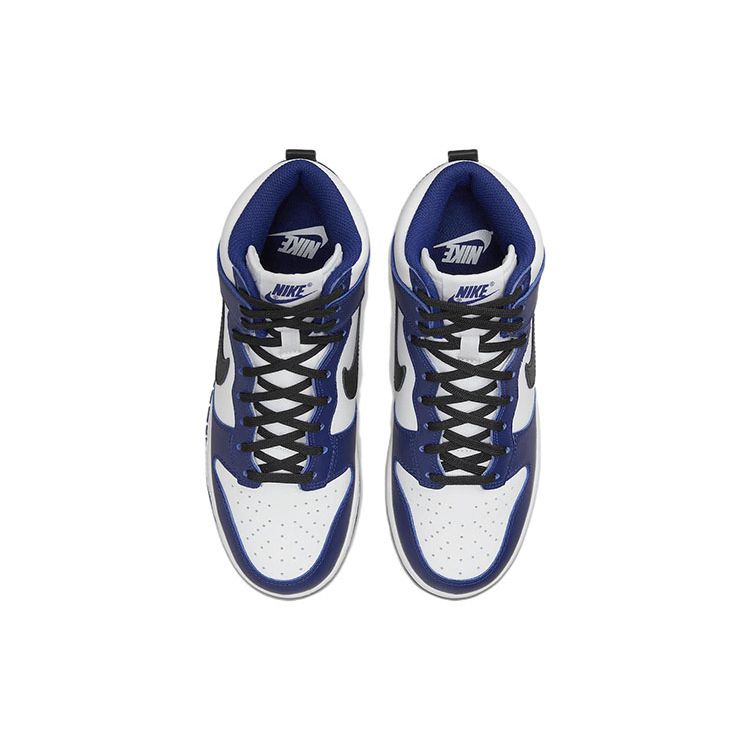 Nike Dunk High Deep Royal Blue Women Sneakers White Black DD1869-400