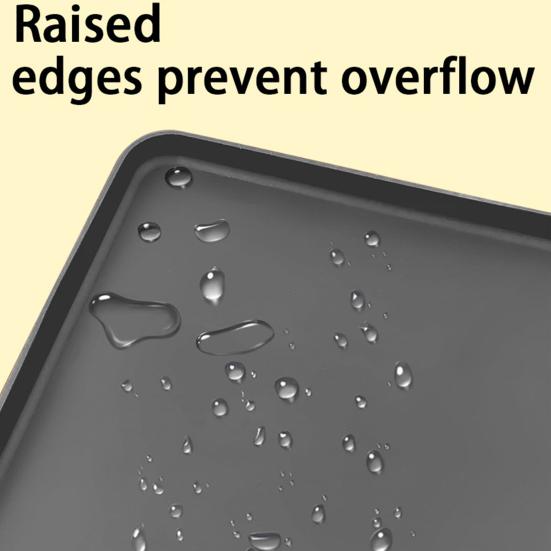 Силиконовый сливной коврик для мини-холодильников, стиральных машин, сушилок, герметичный коврик для кормления домашних животных, защитный лоток для пола, многофункциональный рабочий коврик, коврик для кошачьего туалета