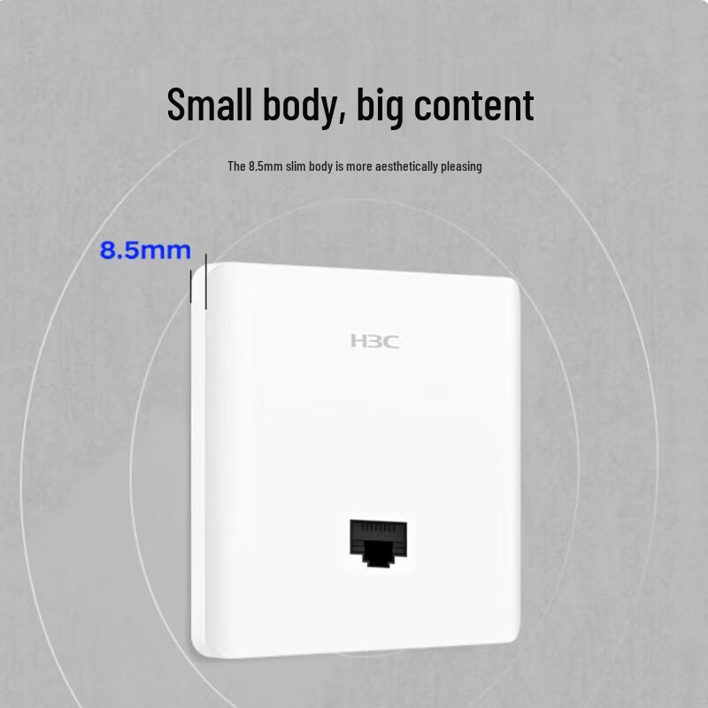 H3C WiFi 6 AX3000 Dual-Band Gigabit Wireless AP Panel