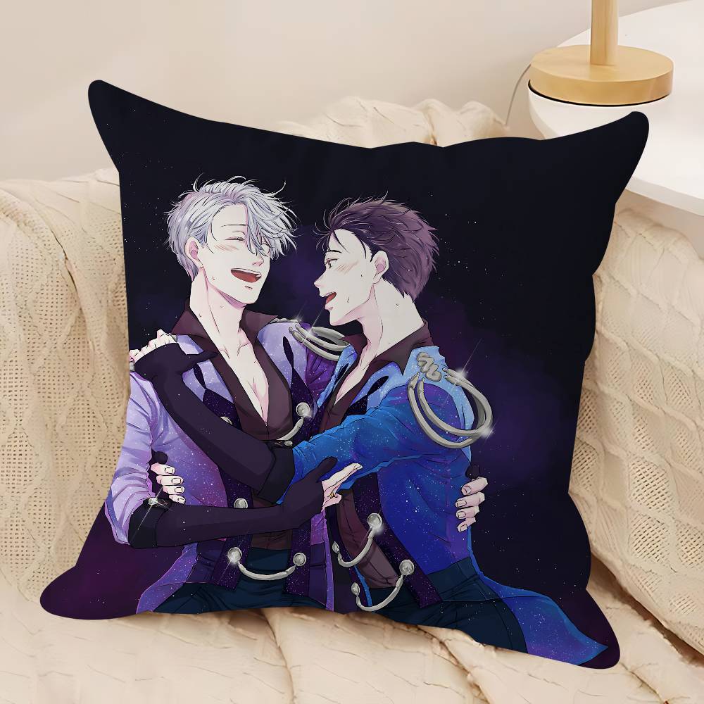 Аниме Y-Yuri On Ice Наволочка 30x50 Полиэстер Подушки для дивана Декоративные накидные подушки Домашнее украшение Наволочка