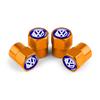 T264PCS Metal Car Wheel Tire Valve Caps Stem Cover Car Accessories For Volkswagen GTI Polo Golf Passat Scirocco Jetta Touareg RLINE