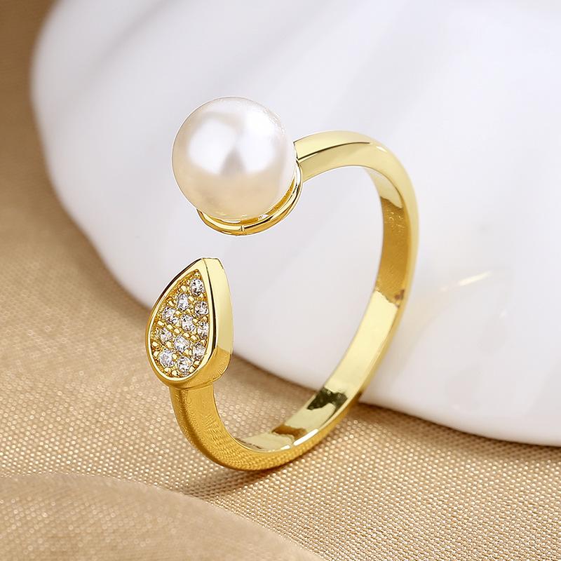 925 Sterling Silver Ring Open Adjustable Silver/Gold for Women Exquisite Student Girlfriend Jewelry Accessories Wedding Party