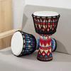 8 Inch Portable African Drum Djembe Hand Drum with Colorful Art Patterns Percussion Musical