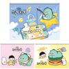Popo Fancy 2000 Rhino Sketchbook 3-piece Set, 8 Sections, 16 Sheets, Korean Toy Supplies