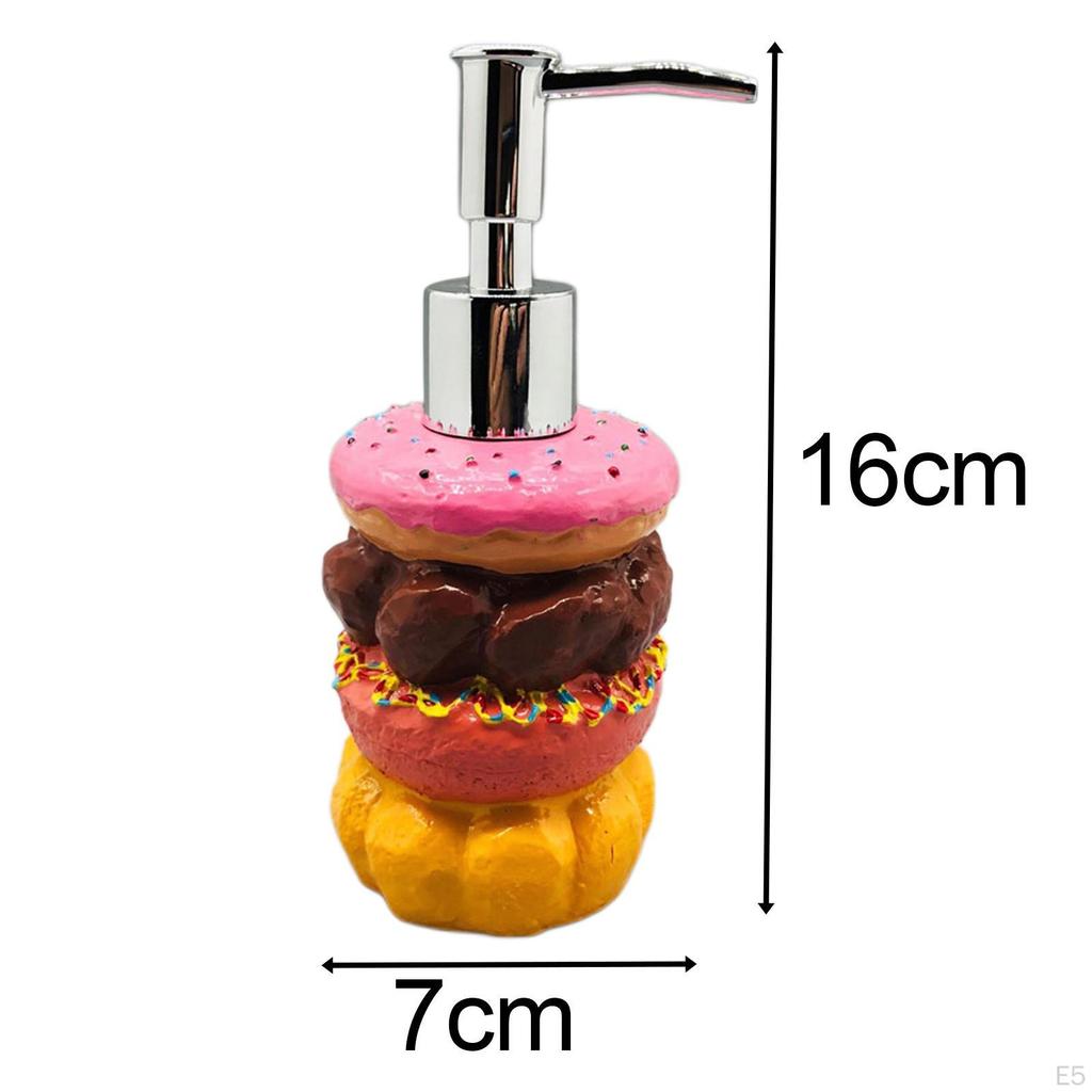 Cute Donut Soap Dispenser Hand for Bathrooms Kitchen Countertops